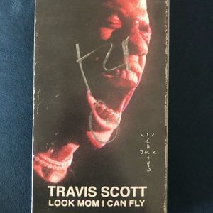 LOOK MOM I CAN FLY Travis Scott SIGNED VHS